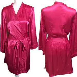 Morgan Taylor Intimates Belted Robe Medium Pink
